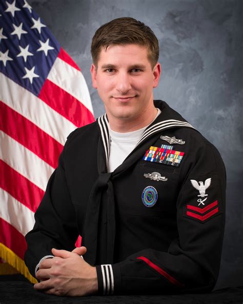 DVIDS - Images - Official portrait, Intelligence Specialist 2nd Class Travis J. Benson, United ...