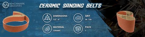 Ceramic Sanding Belts | Free Shipping — Benchmark Abrasives