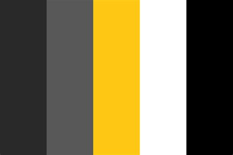 Gray and Yellow Color Palette