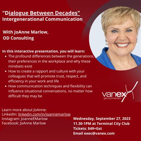 Weekly Meeting - Guest Speaker JoAnne Marlow, OD "Consulting Dialogue Between Decades ...