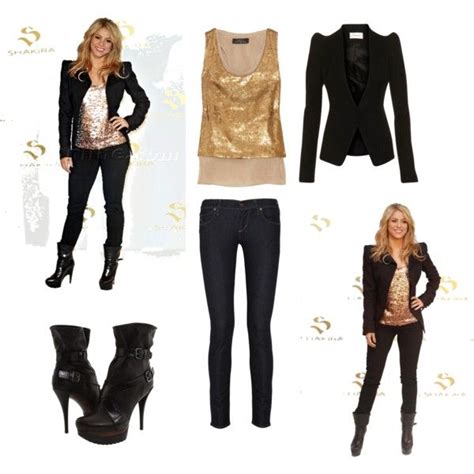 Shakira, created by alicante on Polyvore Shakira Concert, Sequin Shirt ...