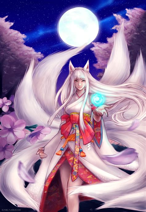 Kitsune Ahri by nyaruko.deviantart.com on @deviantART Anime Wolf, Pet ...