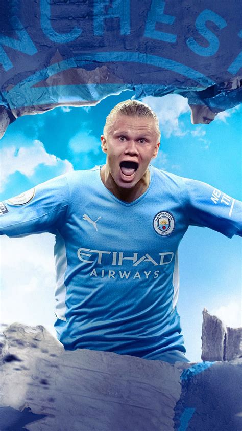 Haaland Man City Wallpaper - iXpap | Manchester city wallpaper, City ...