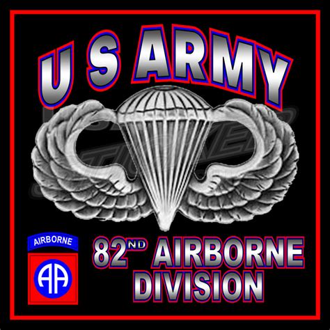 U.S. Army 82nd Airborne Division Jump Wings Sticker - Item #AR-183 ...