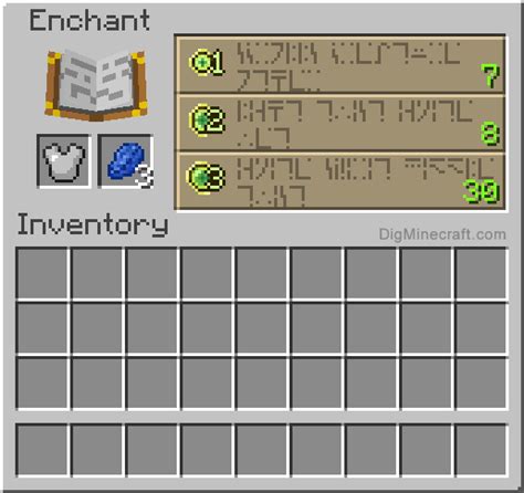 How to make an Enchanted Iron Chestplate in Minecraft