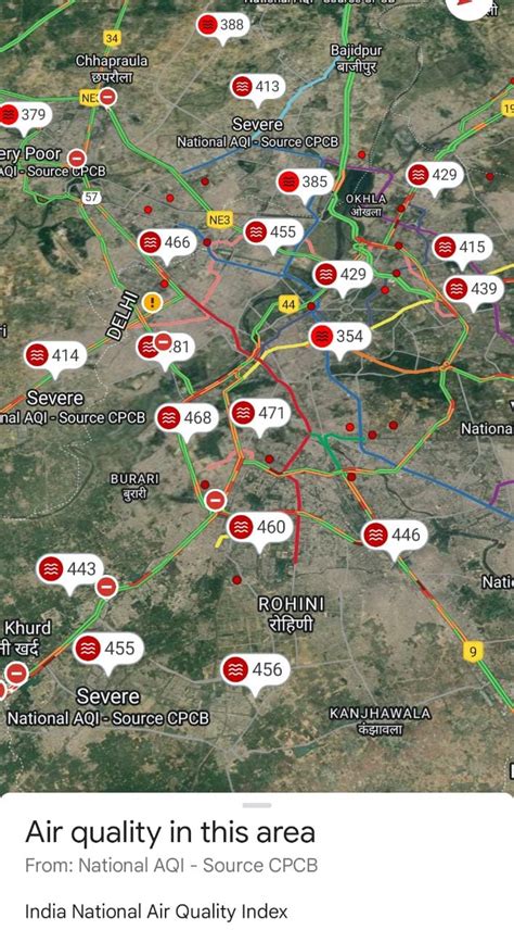 Current Air Quality Index of Delhi (Dum Ghotu Air) : r/delhi