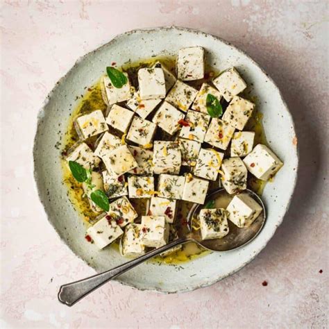 Marinated Tofu Feta | My Goodness Kitchen