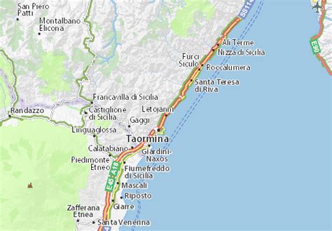 MICHELIN Letojanni map - ViaMichelin