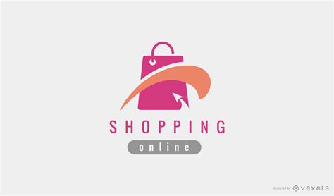 Online Shopping Bag Editable Logo Vector Download