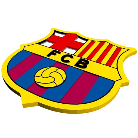 3D asset FC Barcelona Logo | CGTrader