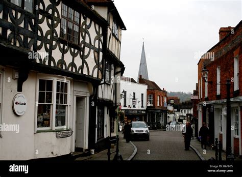 godalming town county of surrey south of england uk Stock Photo - Alamy