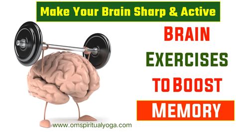 Brain Exercises to Boost Memory | Make Your Brain Sharp & Active