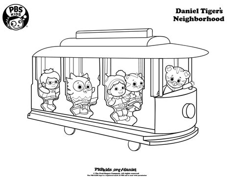 Daniel Tiger Coloring Pages - Best Coloring Pages For Kids