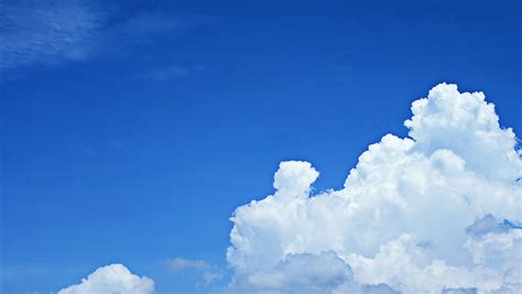 Nimbus Clouds and Blue Sky · Free Stock Photo