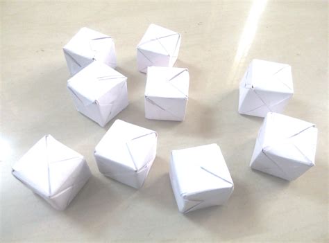 DIY: How to make 3d Origami Cube Origami for Kids