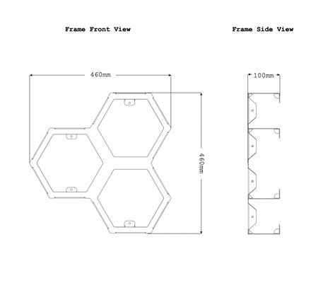 Vertical planter | medium indoor living wall kit (6 planters 3 frames) - Chalk & Moss Living ...