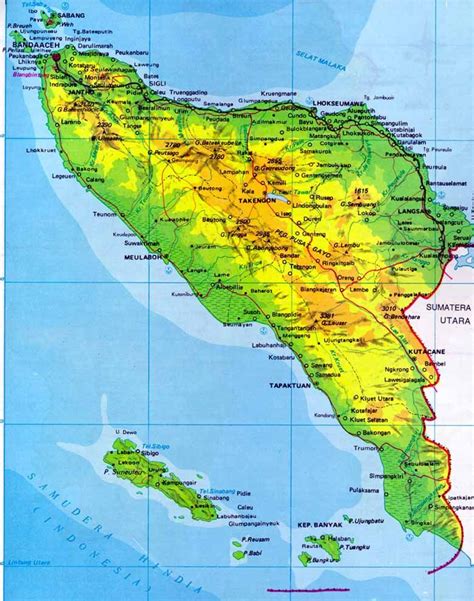 Aceh - Map | S u M a T r A | Pinterest | Indonesia and Malaysia