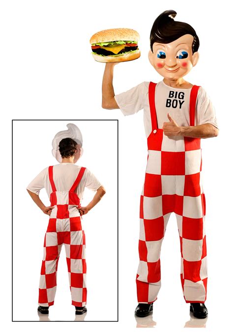 Big Boy Deluxe Costume w/Plastic Mask - Halloween Costume Ideas 2019