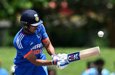 Shubman Gill played a few more unorthodox shots than usual ...