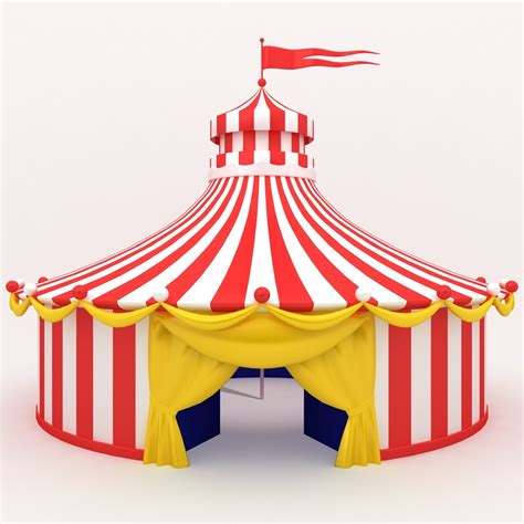 Circus Tent Cartoon Images ~ Circus Cartoon Tent Vector Vectorstock ...