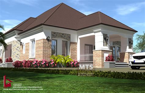 5 Bedroom Bungalow (RF 5003) | Bungalow house design, Bungalow design, Modern bungalow house plans