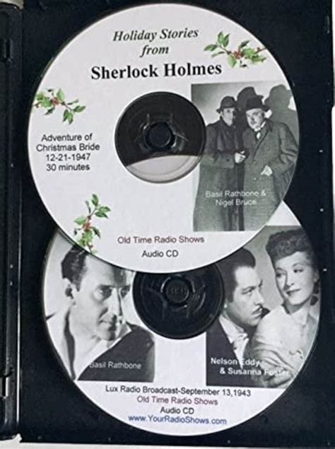 Basil Rathbone-sherlock Holmes Case Collection-2 B&W Movies-1945-1946-3 Bonus Old Time Radio Cd ...