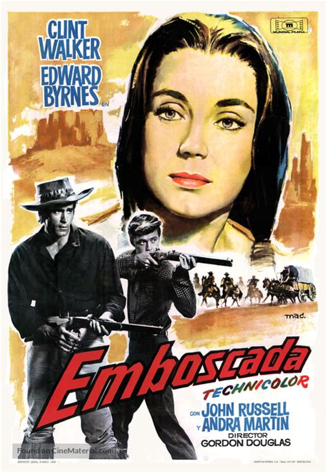 Yellowstone Kelly (1959) Spanish movie poster