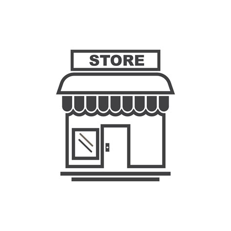 store icon logo vector illustration 20662327 Vector Art at Vecteezy