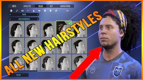 FIFA 22 Next Gen | All New Hairstyles (PS5) - YouTube