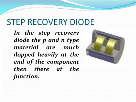 PPT - Step Recovery Diode PowerPoint Presentation - ID:2414931