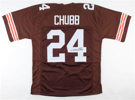 Nick Chubb Signed Jersey (Beckett COA) | Pristine Auction