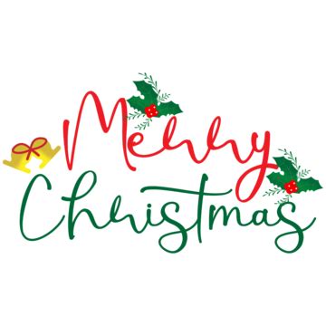 Merry Christmas Word Art Fonts For Holidays Banner Card Designing ...