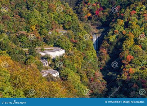 Irohazaka Winding Road during Colorful Autumn Season at Oku-Nikko ...