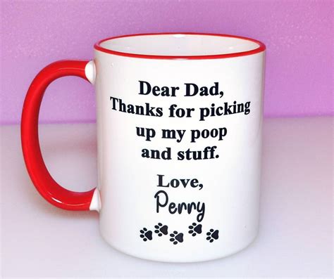 Dear Dog Dad, Gifts For Dog Dads, Puppy Dad Father'S Day Gifts, Funny ...