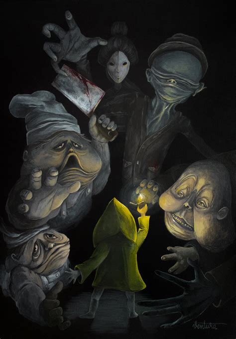 Little Nightmares painting by Chloe Ventura : r/LittleNightmares