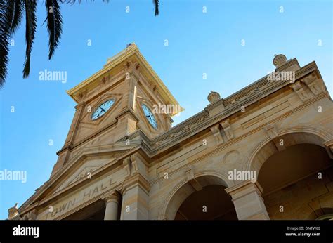 The Warwick Town Hall constructed in 1888 from local sandstone in ...