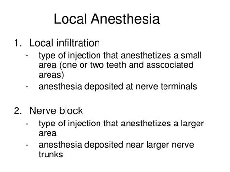 PPT - Local Anesthesia PowerPoint Presentation, free download - ID:193943