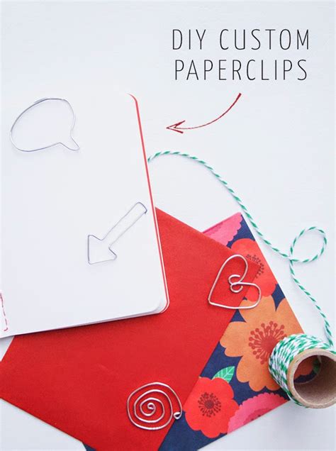 DIY 4 Custom Paperclip Shapes