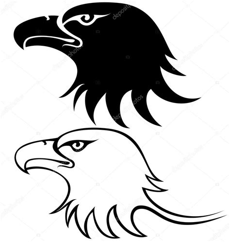 Eagle Face — Stock Vector © silverrose1 #7557337