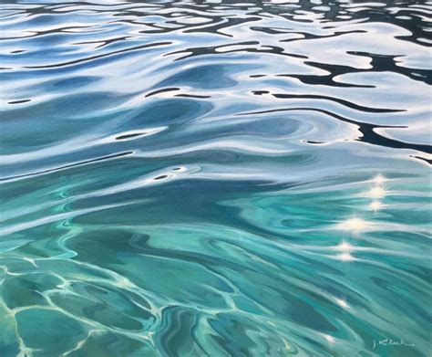 Fluid | Abstract Teal Water Art Prints Clear Ocean Water | 20x16, 30x25 | Water artwork, Water ...