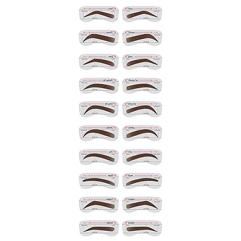 Amazon.com : Eyebrow Stencil,Eyebrow Stencil Kit,Eyebrow Stencils for ...