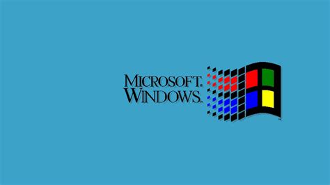 Download Logo Technology Windows 95 HD Wallpaper
