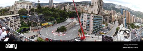 Monaco Grand Prix F1 hairpin corner Stock Photo - Alamy