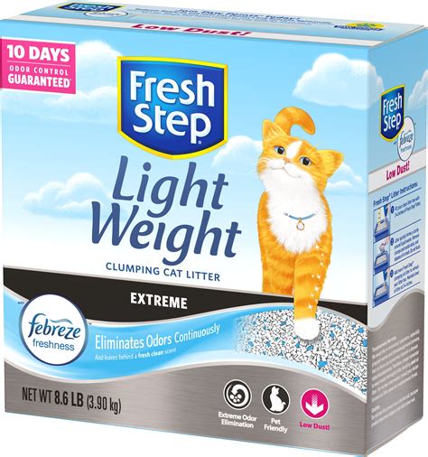 Fresh Step Lightweight Extreme Scented Litter with the Power of Febreze ...