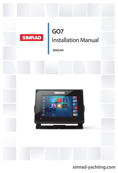 SIMRAD GO7 INSTALLATION MANUAL Pdf Download | ManualsLib