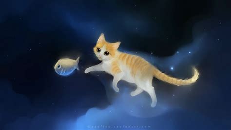 Cute Anime Cat Wallpaper (62+ images)