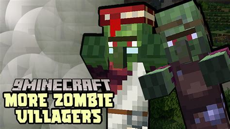 More Zombie Villagers Mod (1.19.2, 1.18.2) - More Variants of Hostile Villagers - Mc-Mod.Net