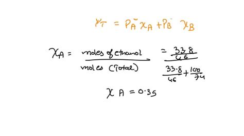 SOLVED: The vapor pressure of ethanol is 54.68 mm Hg at 25°C. A nonvolatile, nonelectrolyte that ...