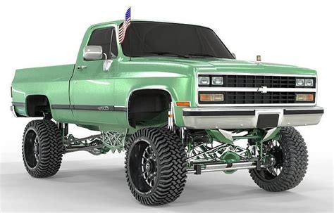 CHEVROLET C10 1500 TRUCK LIFTED 3D model | CGTrader