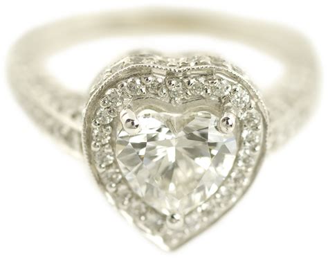 Heart Cut Diamond Halo Engagement Ring : 41891 : Arden Jewelers